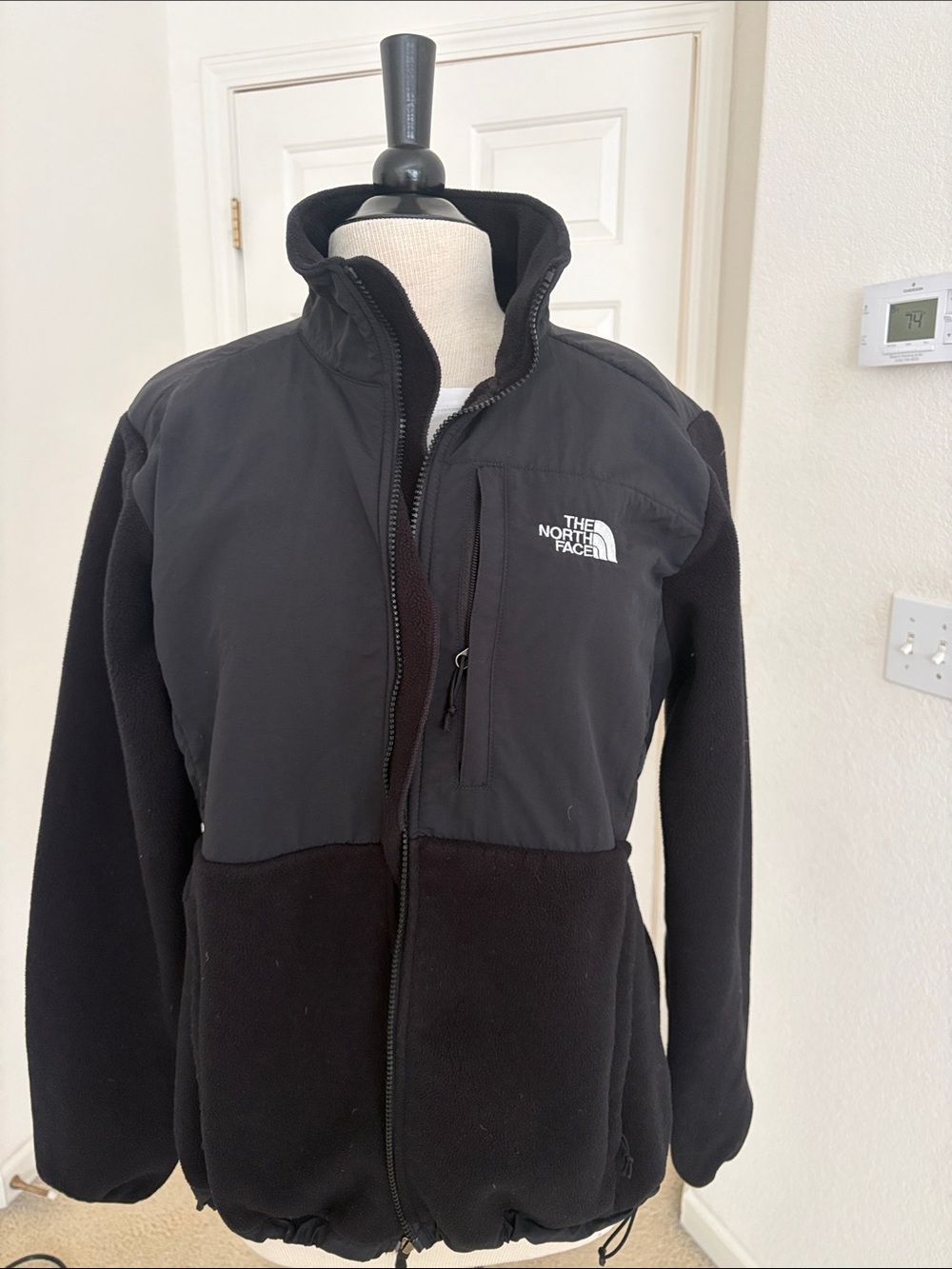 The North Face Denali Fleece Jacket Men’s XL Black Full Zip Polartec Vintage